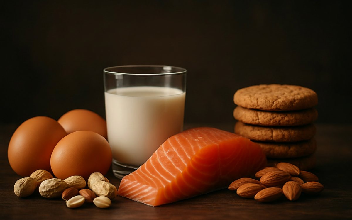 5 common food allergens